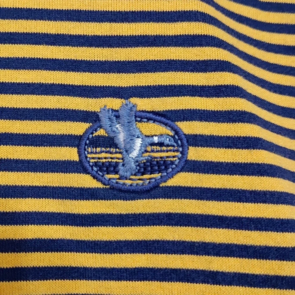 Reynolds Plantation Polo Golf Ralph Lauren Mens XL Pima Cotton Stripe Coastal